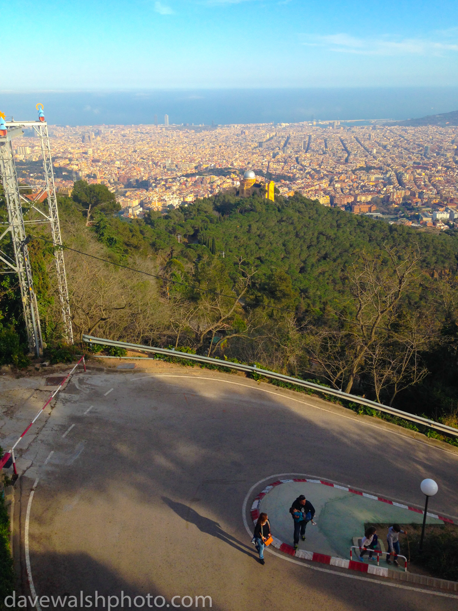 The view from Tibidado, Barcelona