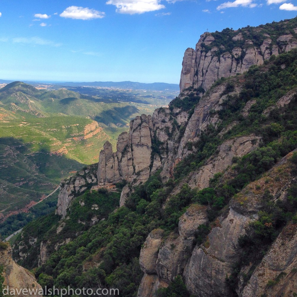 The view of Monserrat, from Monserrat!